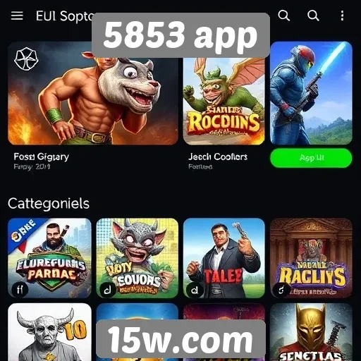Comparativo de jogos populares disponíveis no 5853 app